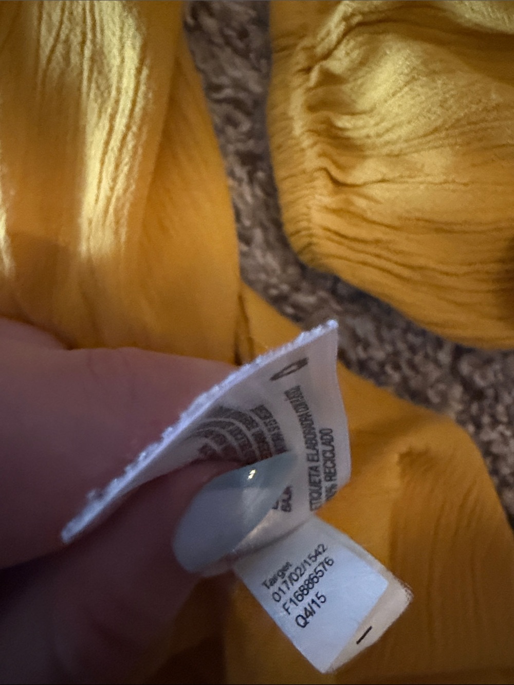 XS Mossimo Supply Co. Mustard Yellow Blouse - Picture 9 of 9